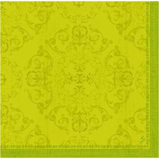 Middagsserviet, Dunilin Opulent Spring, 1/4 fold, 40x40cm, kiwi, airlaid *Denne vare tages ikke retur*