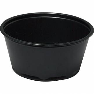 Portionsb&aelig;ger, Abena Cater-Line, 3,3cm, &Oslash;7,4cm, 92 ml, 100 ml, sort, PP