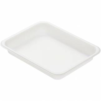 Bakke, Duni Ecoecho, 227x178x35mm, 920 ml, hvid, bioplast, 1-rums *Denne vare tages ikke retur*