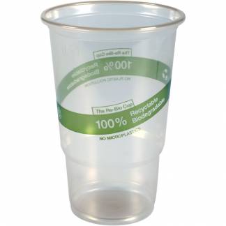 Drikkeglas, ABENA Gastro, Re-Bio, 14cm, Ø9,5cm, 50 cl, 61,5 cl, klar, PP