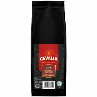 Kaffe, Gevalia Professionel, Dark, helbønner, 1 kg *Denne vare tages ikke retur*