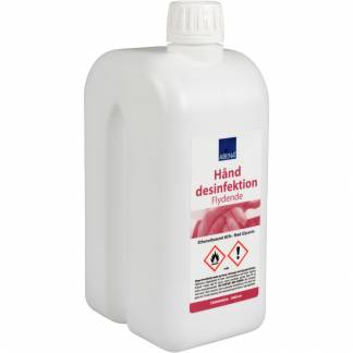 Hånddesinfektion, ABENA, 1000 ml, 85% ethanol, til påfyldning