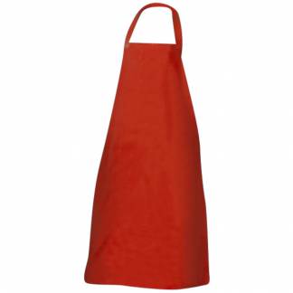 Forkl&aelig;de, B&auml;ren, 120x90cm, 350 micron, r&oslash;d, PU, s&oslash;ml&oslash;s, krog-lukning, svejset halsb&aring;nd *Denne vare tages ikke retur*