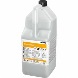 Sanitetsrengøring, Ecolab Kristalin Clean, 5 l, alkalisk/affedtende, uden farve og parfume