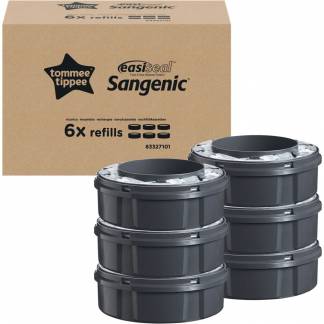 Refill, Sangenic/Easiseal, hvid, LDPE, parfumeret, mild, passer t. udgået blespand vnr. 2451 (Sangenic Easiseal Maxi)