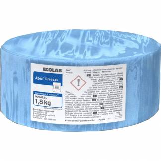 Iblødsætningsmiddel, Ecolab Apex Presoak, uden klor, med farve og parfume, 1,8 kg *Denne vare tages ikke retur*