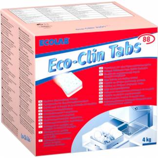 Opvasketabs, Ecolab Eco-Clin Tabs 88, uden klor, med farve og parfume, 200stk