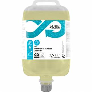 Universalrengøring, Diversey SURE Interior & Surface Cleaner, 2,5 l, QS, uden farve og parfume *Denne vare tages ikke retur*