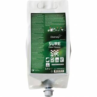 Gulvrengøring, Diversey SURE Floor Cleaner, 2,5 l, QS, uden farve og parfume *Denne vare tages ikke retur*