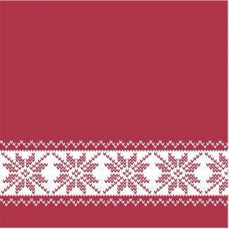 Frokostserviet, Christmas Mood, 3-lags, 1/4 fold, 32x32cm, flerfarvet, nyfiber