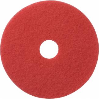 Gulvrondel, Diversey TASKI, Americo Pad, 17", &Oslash;430mm, r&oslash;d, RPET, til daglig reng&oslash;ring *Denne vare tages ikke retur*