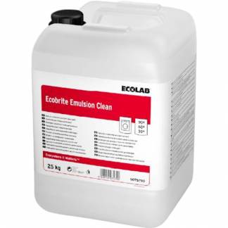 Tøjvask, Ecolab Ecobrite Emulsion Clean, 20 l, flydende, uden farve og parfume *Denne vare tages ikke retur*