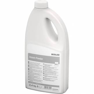 Iblødsætningsmiddel, Ecolab Assure Powder, uden klor, med farve, uden parfume, 2,4 kg