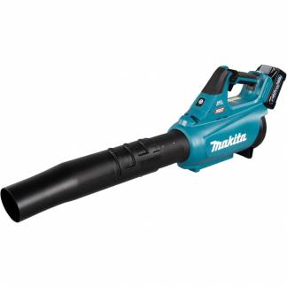 Løvblæser, Makita XGT, 40V, Lithium-Ion, blå, regulerbart blæserør, blæsetryk 1,7 kg