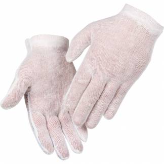 Tekstil handske, ABENA, 9, hvid, bomuld/polyester, interlock