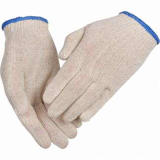 Tekstil handske, 8, hvid, bomuld/polyester, inderhandske