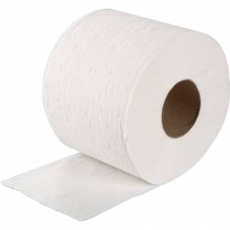 Toiletpapir, ABENA Care-Ness Excellent, 2-lags, 50m x 9cm, &Oslash;12cm, hvid, nyfiber