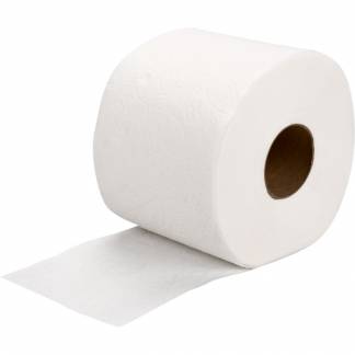 Toiletpapir, ABENA Care-Ness Excellent, 2-lags, 55m x 9,5cm , Ø12cm, hvid, nyfiber