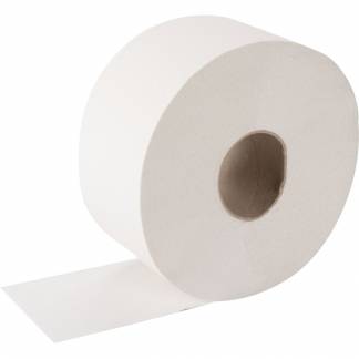 Jumborulle, ABENA Care-Ness Classic, 3-lags, Mini, 150m x 9,2cm , &Oslash;18,5cm, hvid, blandingfibre