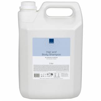 Hår- og Bodyshampoo, ABENA, 5000 ml, uden farve og parfume