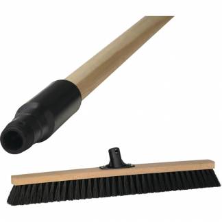 Fejekost, Vikan, PP/PVC/tr&aelig;, 62 cm, medium, med skaft *Denne vare tages ikke retur*