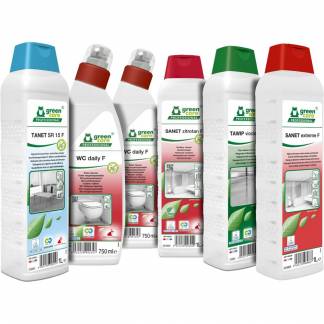 Reng&oslash;ringspakke, Green Care Professional, 4 x 1 L, 2 x 750 ml