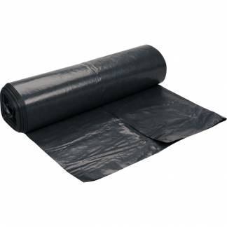 Affaldspose, 50 l, sort, LDPE/genanvendt, 60x75cm