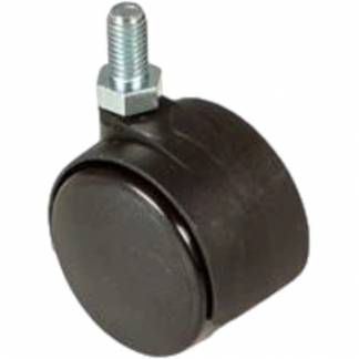 Hjul, Tina Trolleys, &Oslash;40mm, sort, m&oslash;belhjul med bremse, s&aelig;t med 4 stk