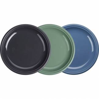 Tallerken, Essentialz, 22,5cm, flerfarvet, PP, til flergangsbrug
