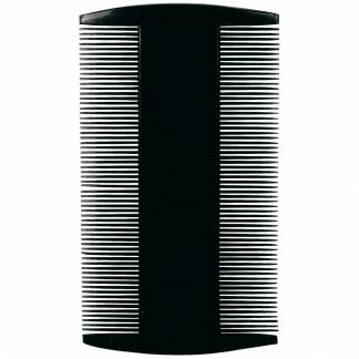 T&aelig;ttekam, 9cm, sort, med t&aelig;nder p&aring; begge sider