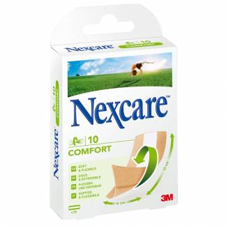 Hæfteplaster, Comfort Strips, 10x6cm, beige, latexfri, usteril