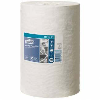 Håndklæderulle, Tork M1 Plus, 2-lags, Mini, 74,9m x 21,5cm , Ø14cm, hvid, blandingsfibre, uden hylse