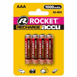 Batteri, Rocket, genopladeligt, AAA, 1,2V