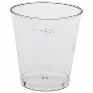 Shotglas, ABENA Gastro, 5cm, &Oslash;4,5cm, 4 cl, 5 cl, klar, PS
