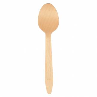 Ske, ABENA Gastro, 16x3,2cm, brun, birketr&aelig;