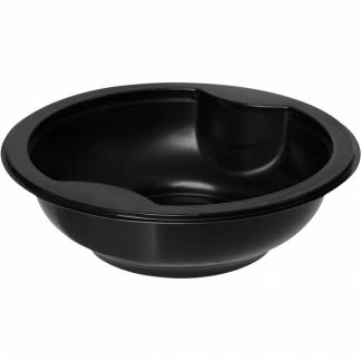 Suppesk&aring;l, 4,5cm, &Oslash;15,3cm, 350 ml, sort, PP, 1-rums *Denne vare tages ikke retur*