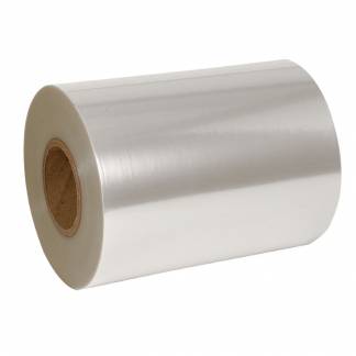 L&aring;gfolie, 500m x 450mm, &Oslash;17,8cm, 40 micron, klar, PET, peelable