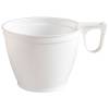 Kaffekop m/hank 18 cl hvid ps/50 stk  Incl. afgift 