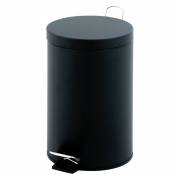 Pedalspand V-Part sort st&aring;l 3 liter