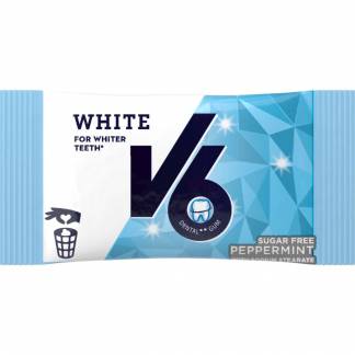 Tyggegummi V6 White Peppermint 2x250stk.