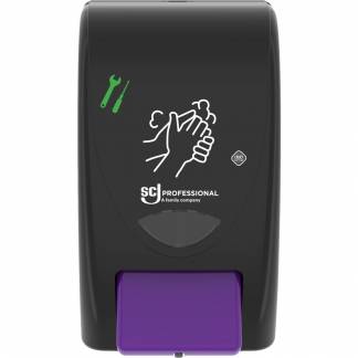 Dispenser, SCJ Professional 2000ml, sort, til håndrens 