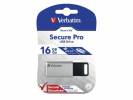 USB 3.0 Drive Secure Data Pro 16GB, Silver