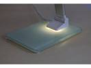 Bordlampe Unilux Popy LED foldbar hvid/metalgrå