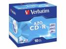 CD-R Verbatim 80min 700 MB 52X 43327 Jewelcase 10stk/pak