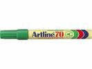 Artline 70 marker med rund 1,5 mm spids i farven grøn 