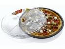 Pizzabakke rund plast C-PET 120stk/kar Ø320mmx25mm