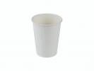 Kaffebæger 34cl Hot Cup hvid Single Wall pap 1000stk/kar