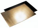 Kagepap guld/sort 24x13cm 50stk/pak