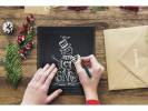 Chalkboard Securit Woody sort 20x24cm