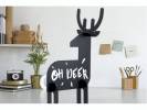 Chalkboard Securit Silhouette Deer 3D